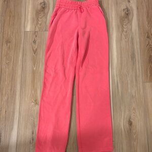 lululemon athletica Coral Pink Jogger Pants: size 0